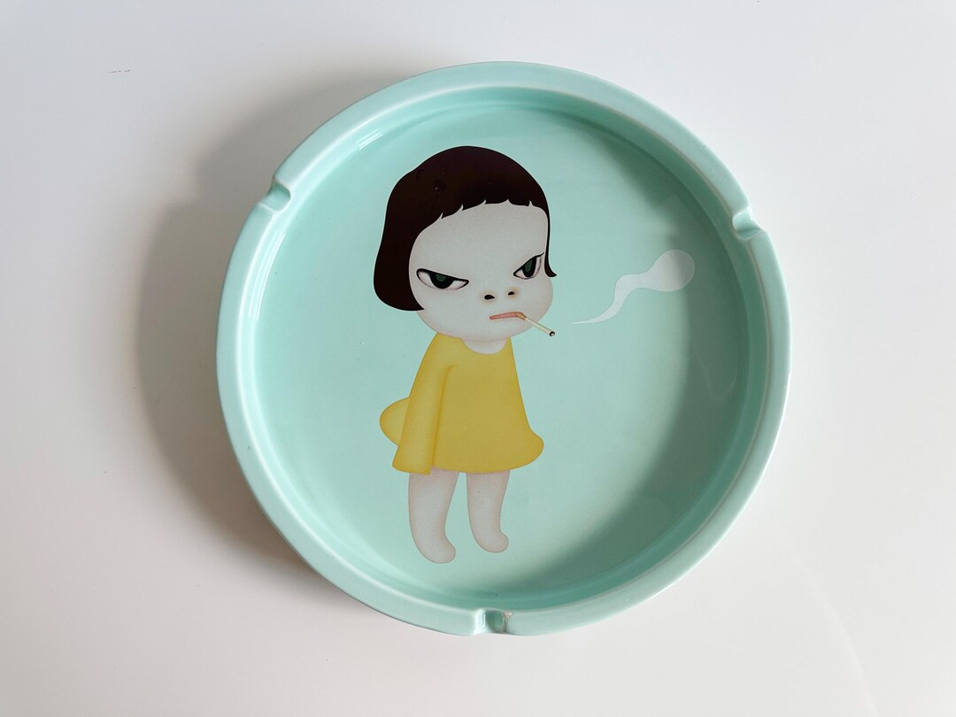 Yoshitomo Nara 'Too Young to Die' Ashtray Vintage Collectible by Cerealart 2000s | Etsy (Global)