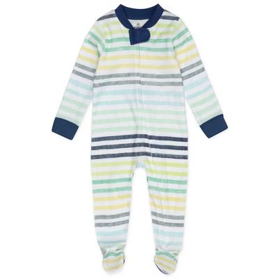 Honest Baby Boys' Striped Snug Fit Footed Pajama | Target