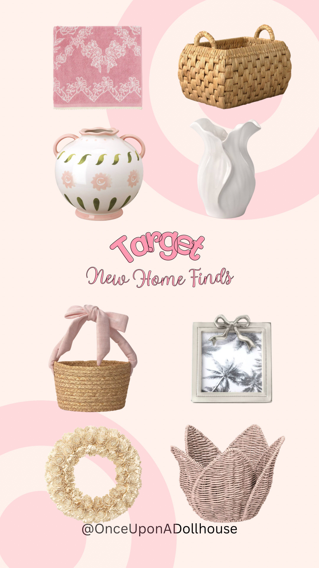 Target New Home Finds! 

Bath towel, basket, ceramic vase, bow frame, wreath

#LTKSeasonal #LTKHome #LTKFindsUnder50