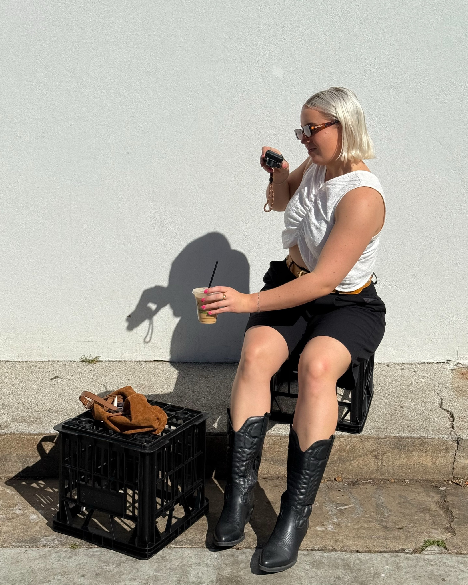 spring outfit inspo styling bermuda shorts and cowboy boots

#LTKsummer #LTKspring #LTKaustralia