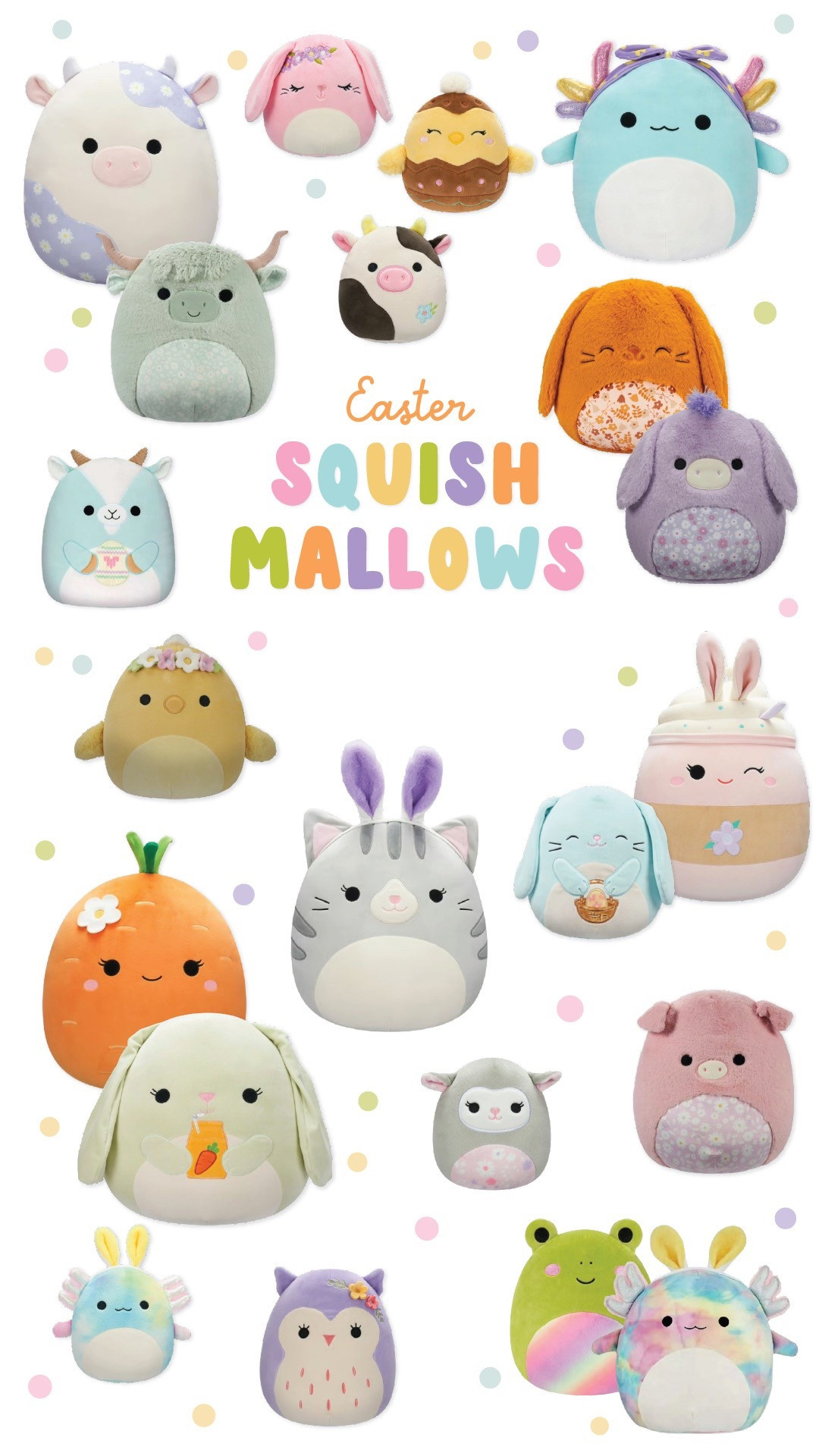 Forget the chocolate—these Squishmallows are the real Easter treat! Grab your favorites before they hop away!

#EasterSquish #SquishmallowHunt #TooCuteToHandle

#LTKSeasonal #LTKFindsUnder50 #LTKKids