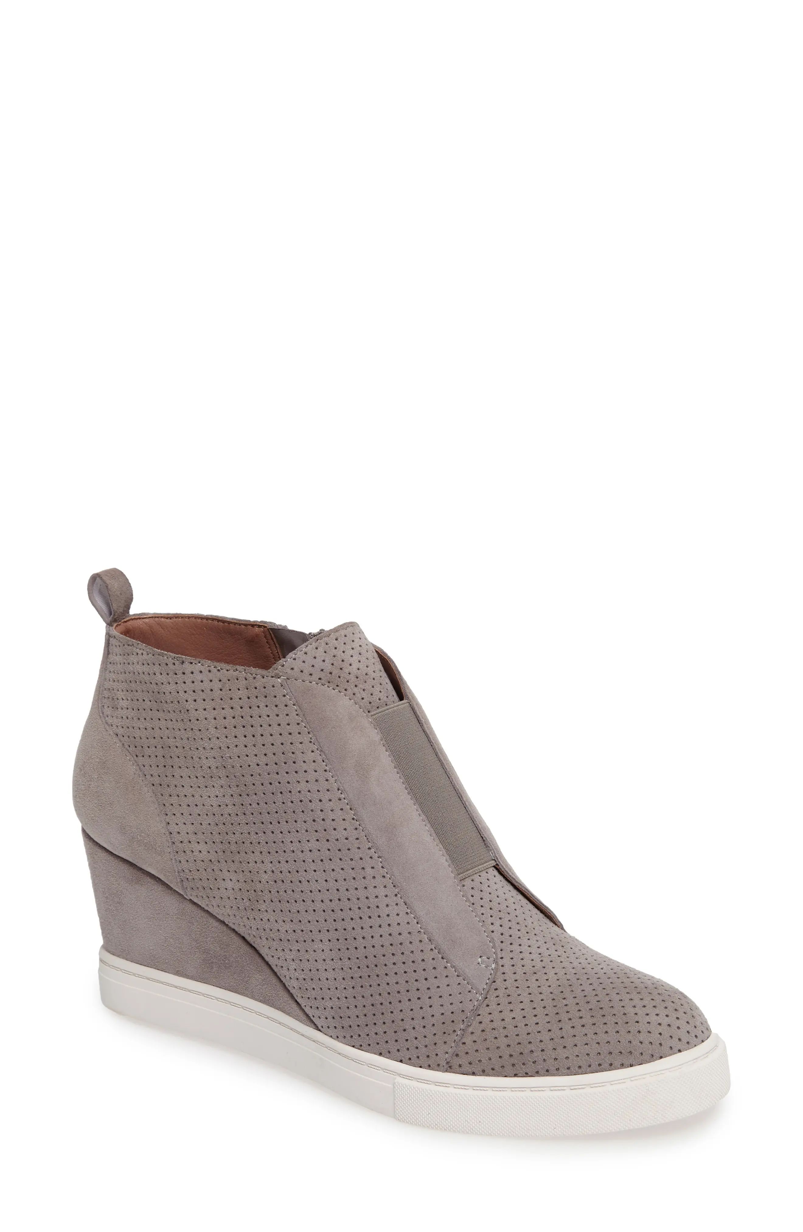 Women's Linea Paolo Felicia Wedge Bootie, Size 9 M - Grey | Nordstrom