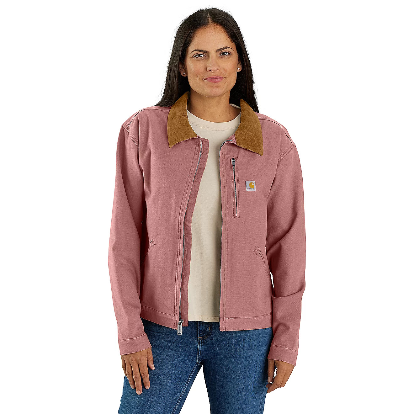 Carhartt Women's Rugged Flex Loose Fit Canvas Detroit Jacket | Academy Sports + Outdoors
