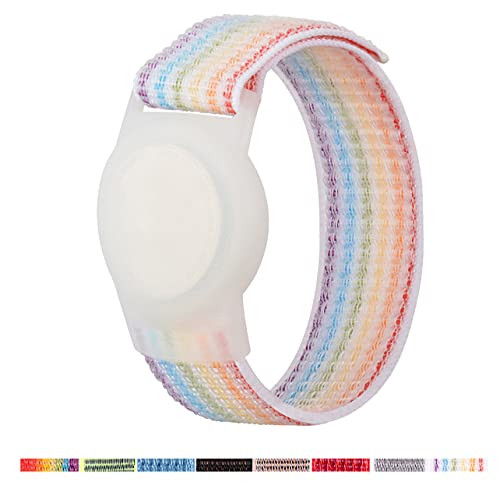 For AirTag Bracelet for Kids, Protective Cover for Apple Air Tag with Nylon Wristband, Anti Lost ... | Amazon (US)