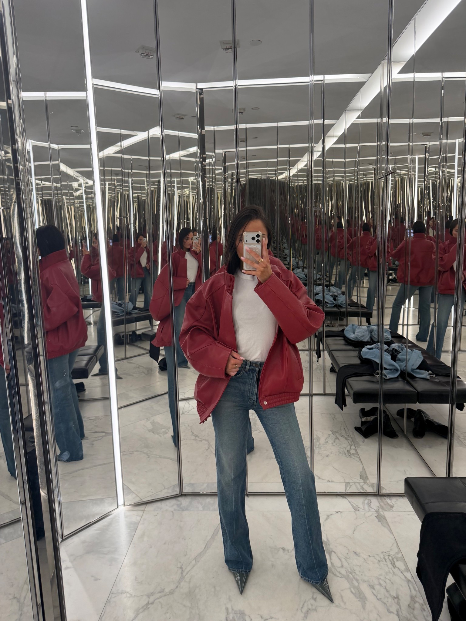 The perfect red jacket  🍒 

#LTKootd