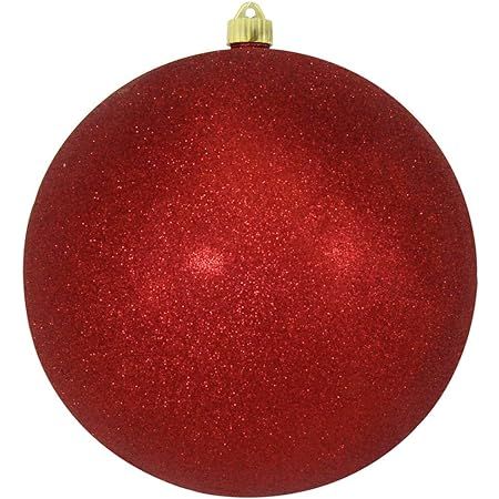 12 Inch Oversized Christmas Ornaments Giant Christmas Glitter Ball Plastic Large Christmas Orname... | Amazon (US)