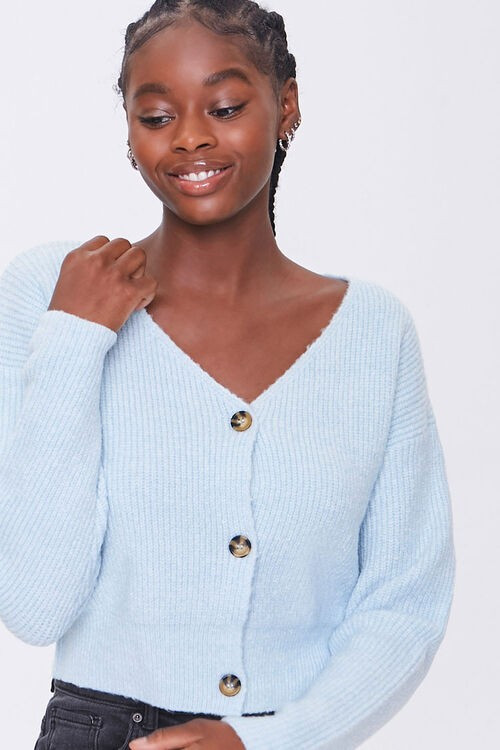 Marled Drop-Sleeve Cardigan | Forever 21 (US)