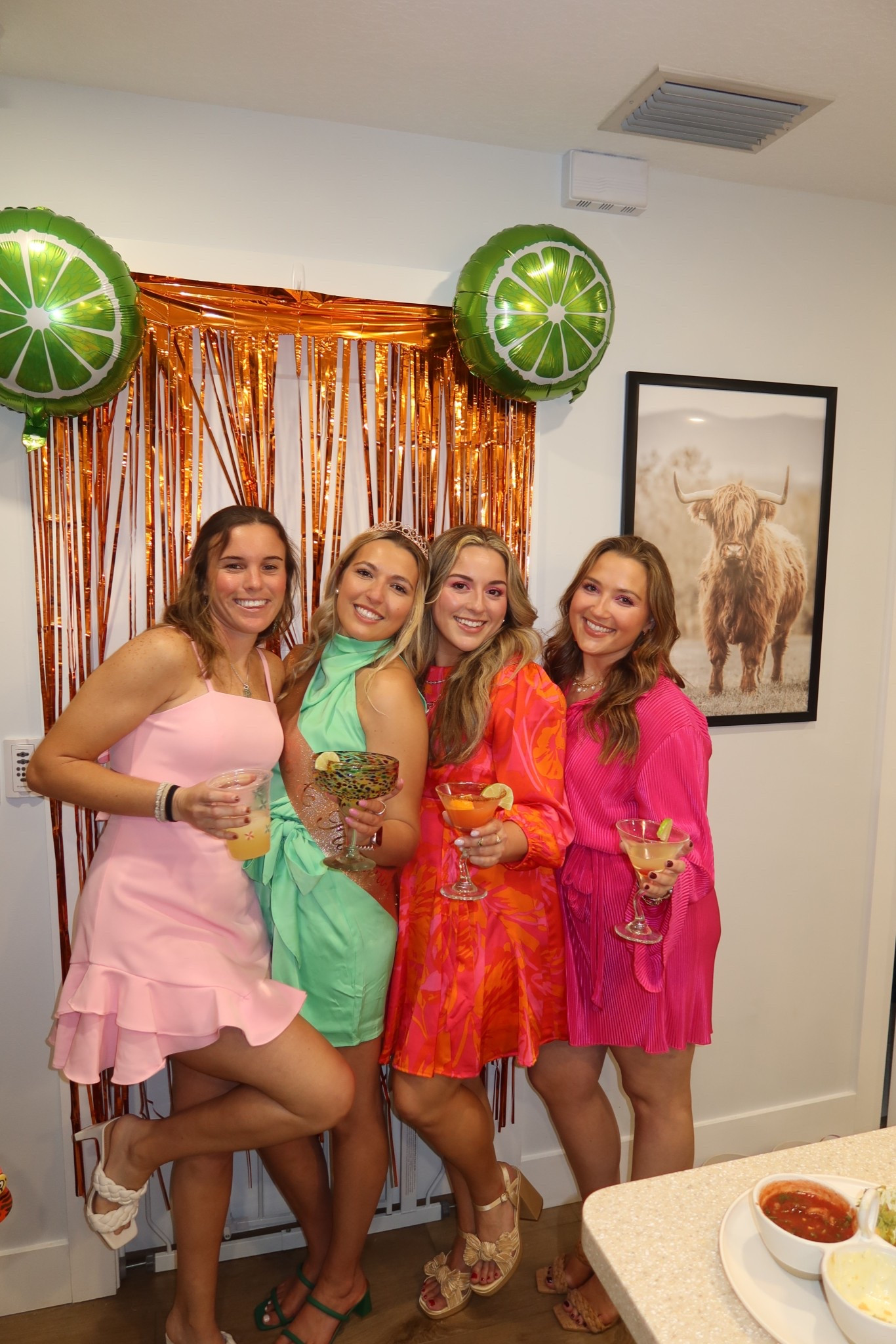 Tequila Sunrise party theme🍋‍🟩
Size Large in the orange & pink dress


#LTKFindsUnder100 #LTKSeasonal #LTKParties