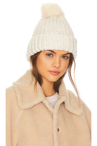 Brixton Dillon Beanie in Off White & Dove Marl from Revolve.com | Revolve Clothing (Global)