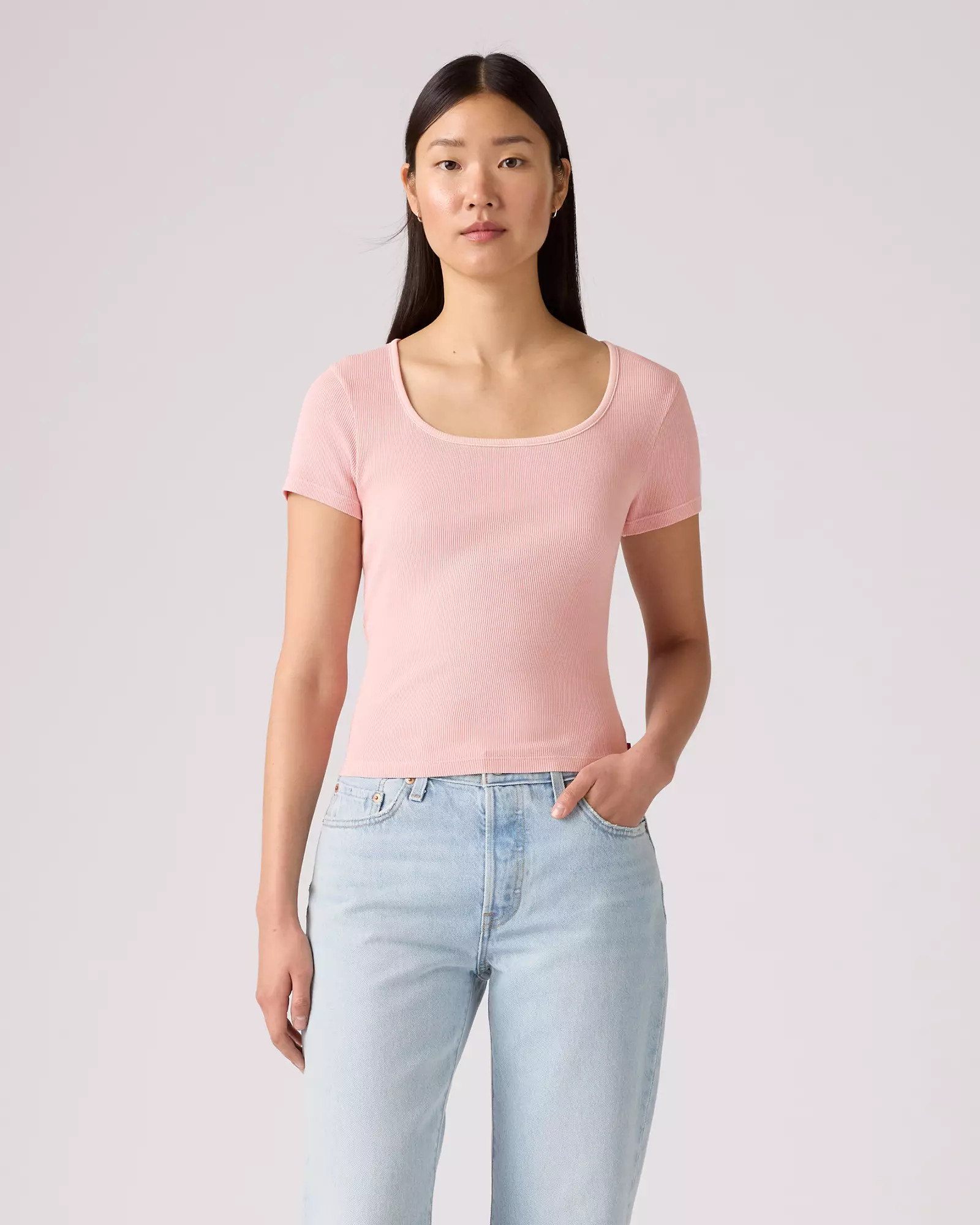 Dry Goods Women's Supersoft Long-sleeve Tee - Grey | Levi's® US | Levi's US