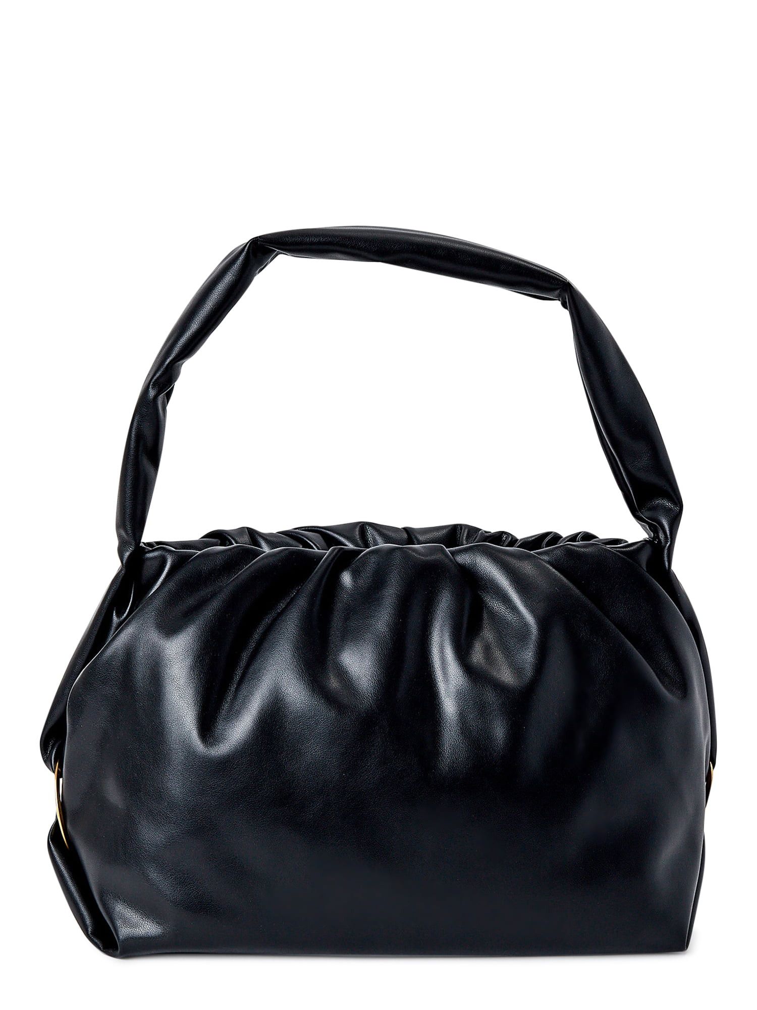 Scoop Women's Slouchy Shoulder Bag Black | Walmart Fashion | Walmart Handbags | Walmart (US)