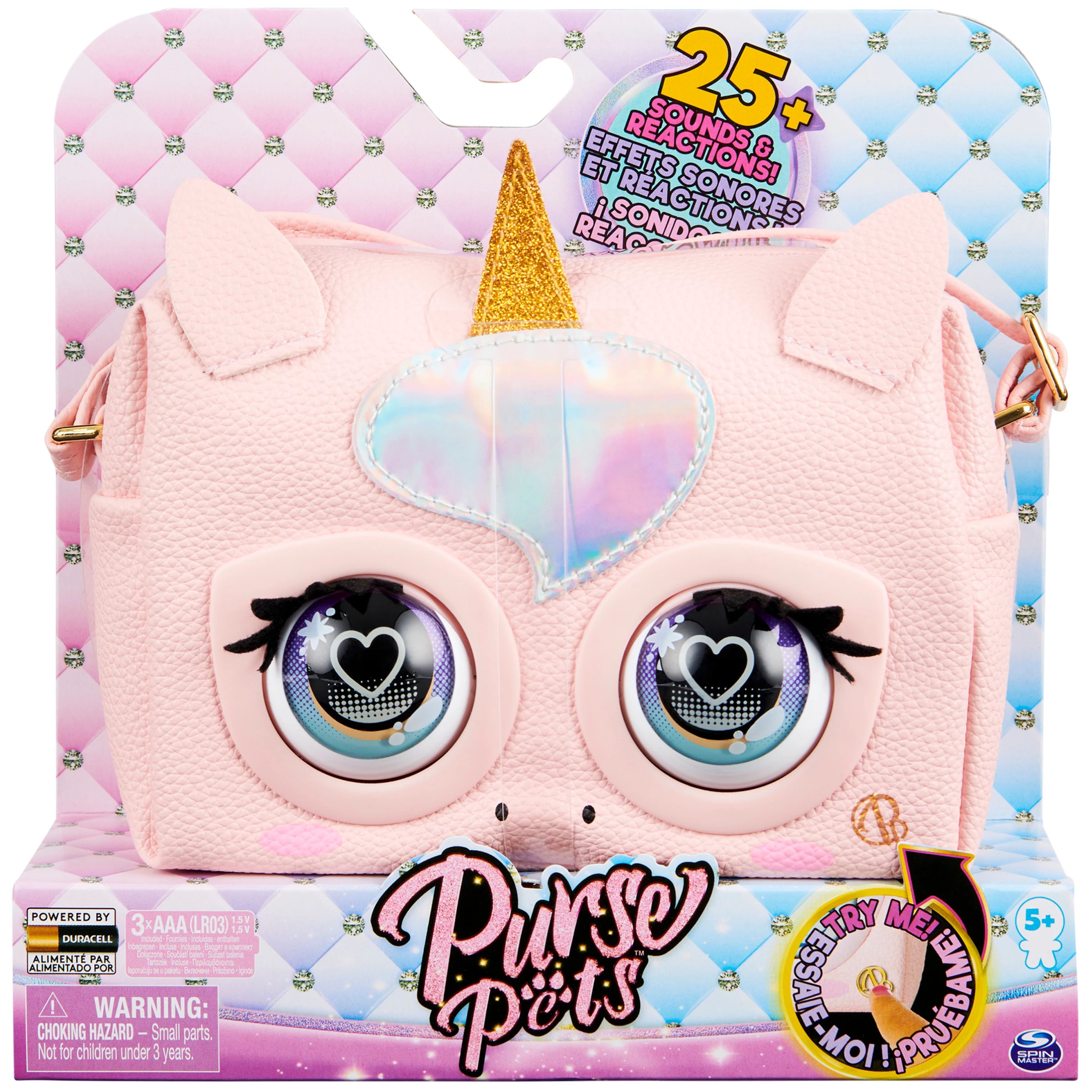 Purse Pets, Interactive Glamicorn with Over 25 Sounds and Reactions - Walmart.com | Walmart (US)