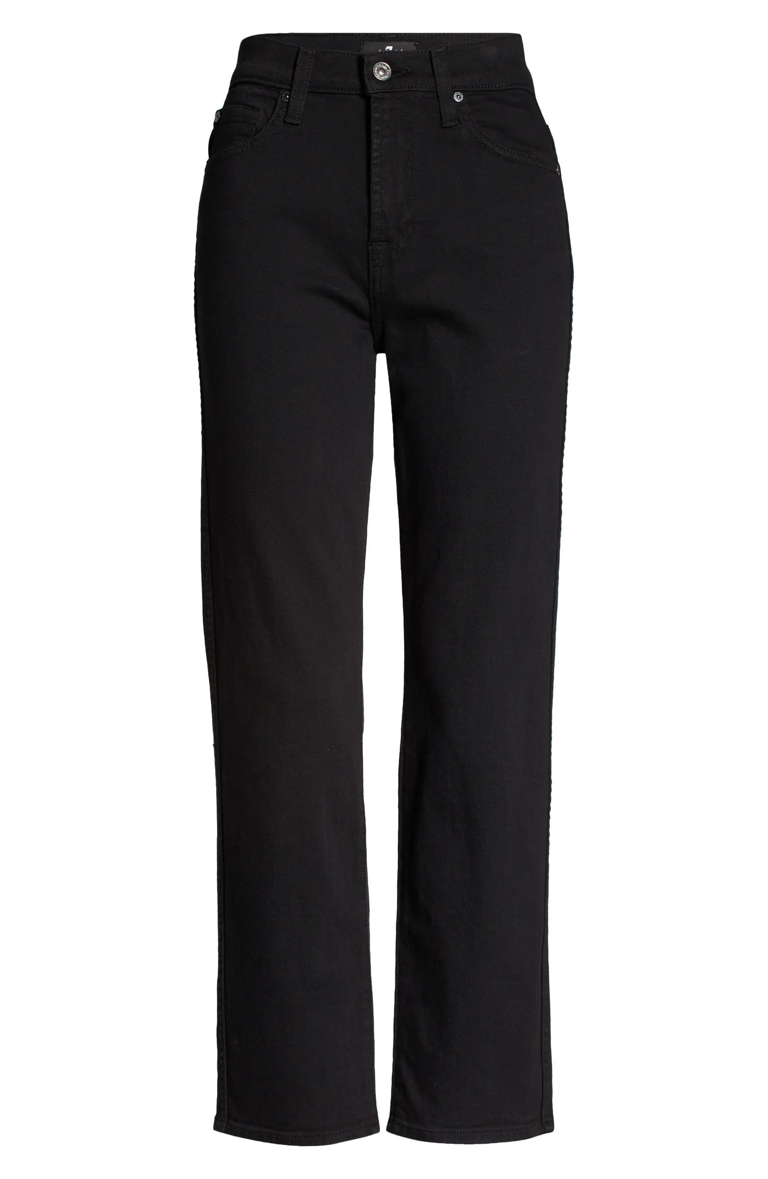 High Waist Crop Straight Leg Jeans | Nordstrom