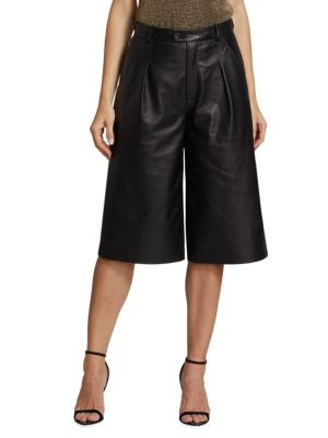 Layne Leather Gaucho Shorts | Saks Fifth Avenue OFF 5TH