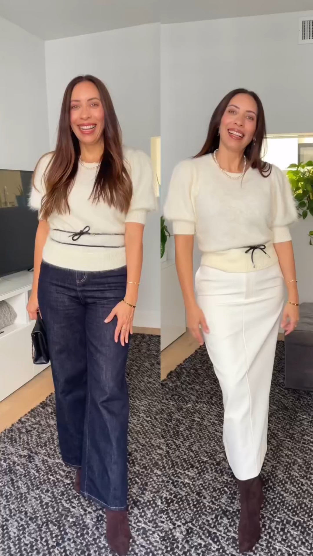 ¿Dime ✨ Cuál outfit te gusta más?
Amiga, encontré el truco para lucir Piernas cortas y tronco más largo