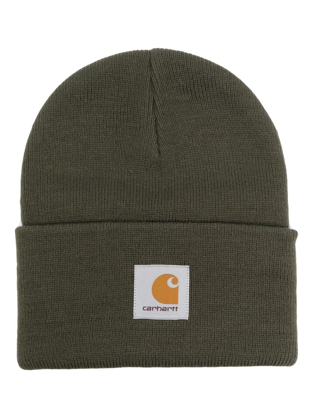 Carhartt WIP Acrylic Watch logo-patch beanie - Green | Farfetch Global