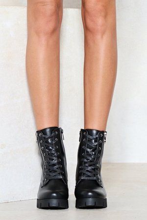 Kick It Up a Notch Faux Leather Boot | NastyGal (US & CA)