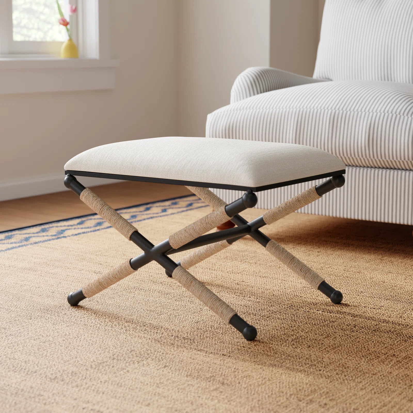 Metal Accent Stool | Birch Lane