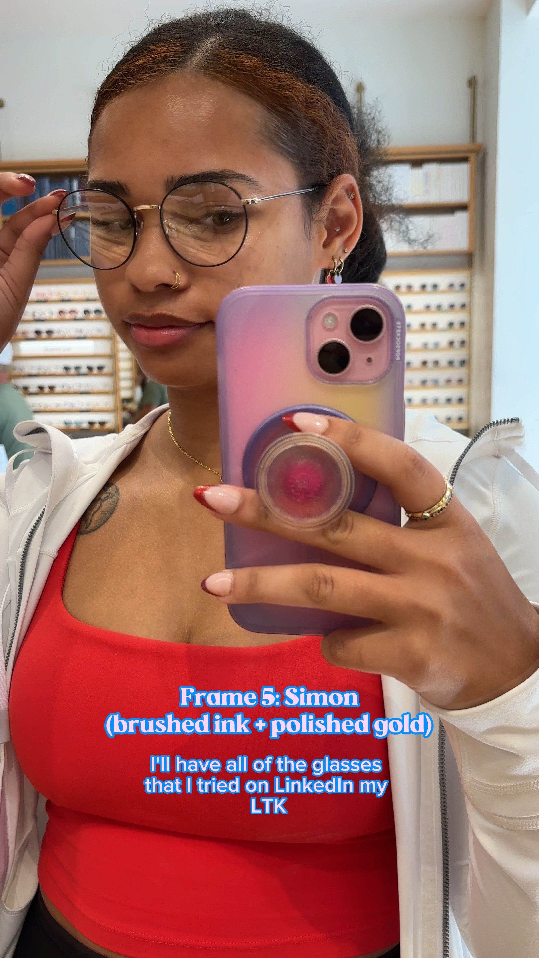 Warby Parker glasses try on 👓💖