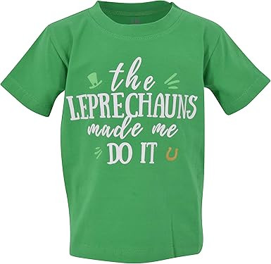 Unique Baby Boys Leprechauns Made Me St Patricks Day T Shirt | Amazon (US)