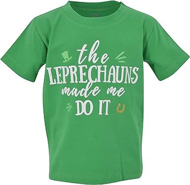 Unique Baby Boys Leprechauns Made Me St Patricks Day T Shirt | Amazon (US)