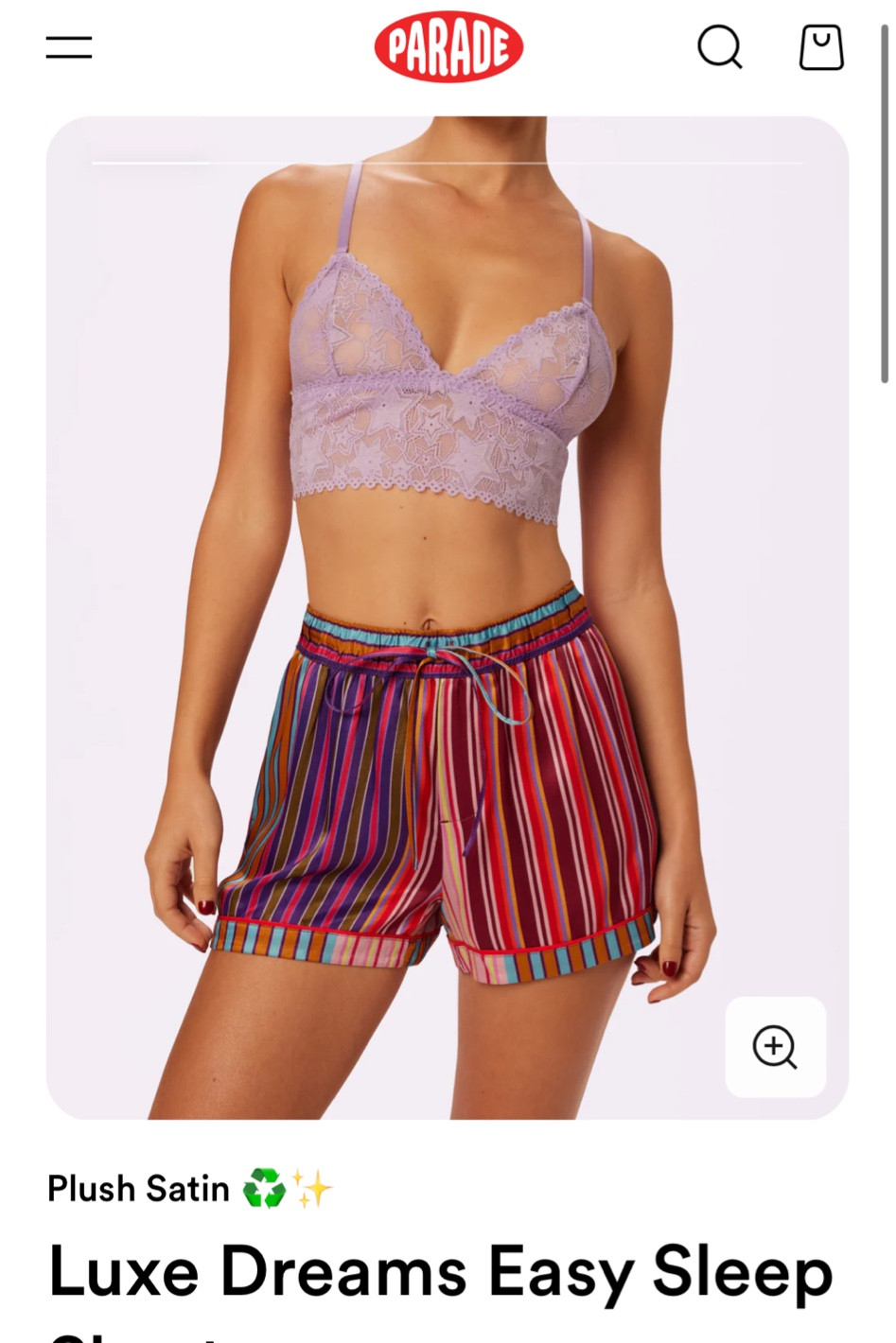 My newest PJ obsession! These gorgeous striped silky pajamas from Parade 😍🤩 I personally own the shorts + short sleeve top but the pants and long sleep top are sooo cute too! 

You can get an additional % off with my code — storiesoftoriiii at checkout! 🛒💰

#LTKfindsunder50 #LTKsalealert