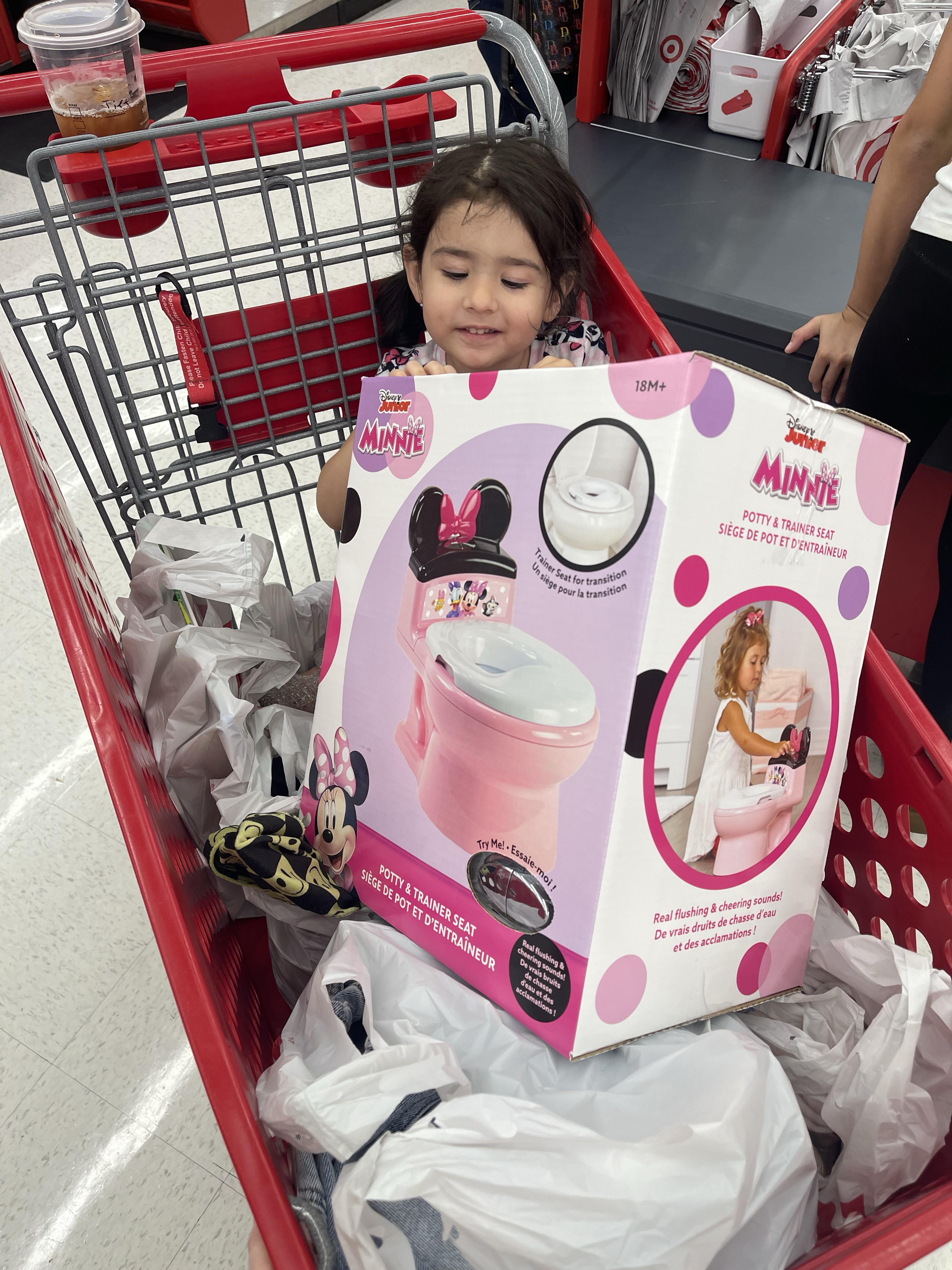 This Minnie Mouse potty was our key to potty training! This is how we got it done after months of trying. She finally got it down right around get third bday, sometimes you just gotta wait til their ready 

#LTKKids #LTKHome #LTKFamily