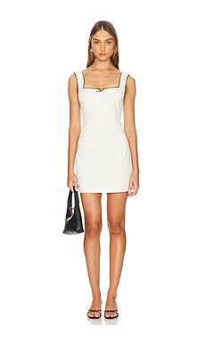 LIONESS Fortune Mini Dress in Ivory from Revolve.com | Revolve Clothing (Global)