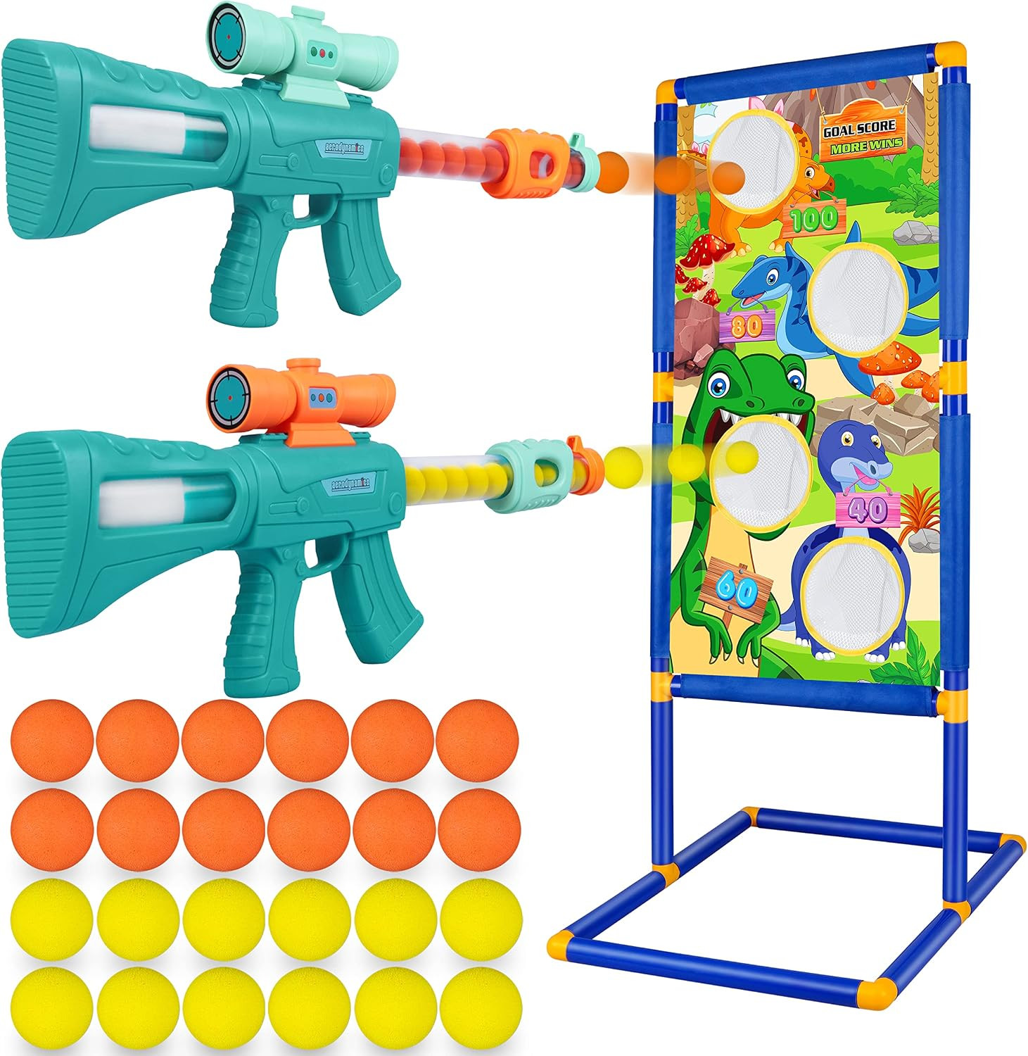 Bottleboom Shooting Game Toys for Boys Age 5 6 7 8 9 10+ Years Old,Foam Popper Guns for 2 Player,... | Amazon (US)