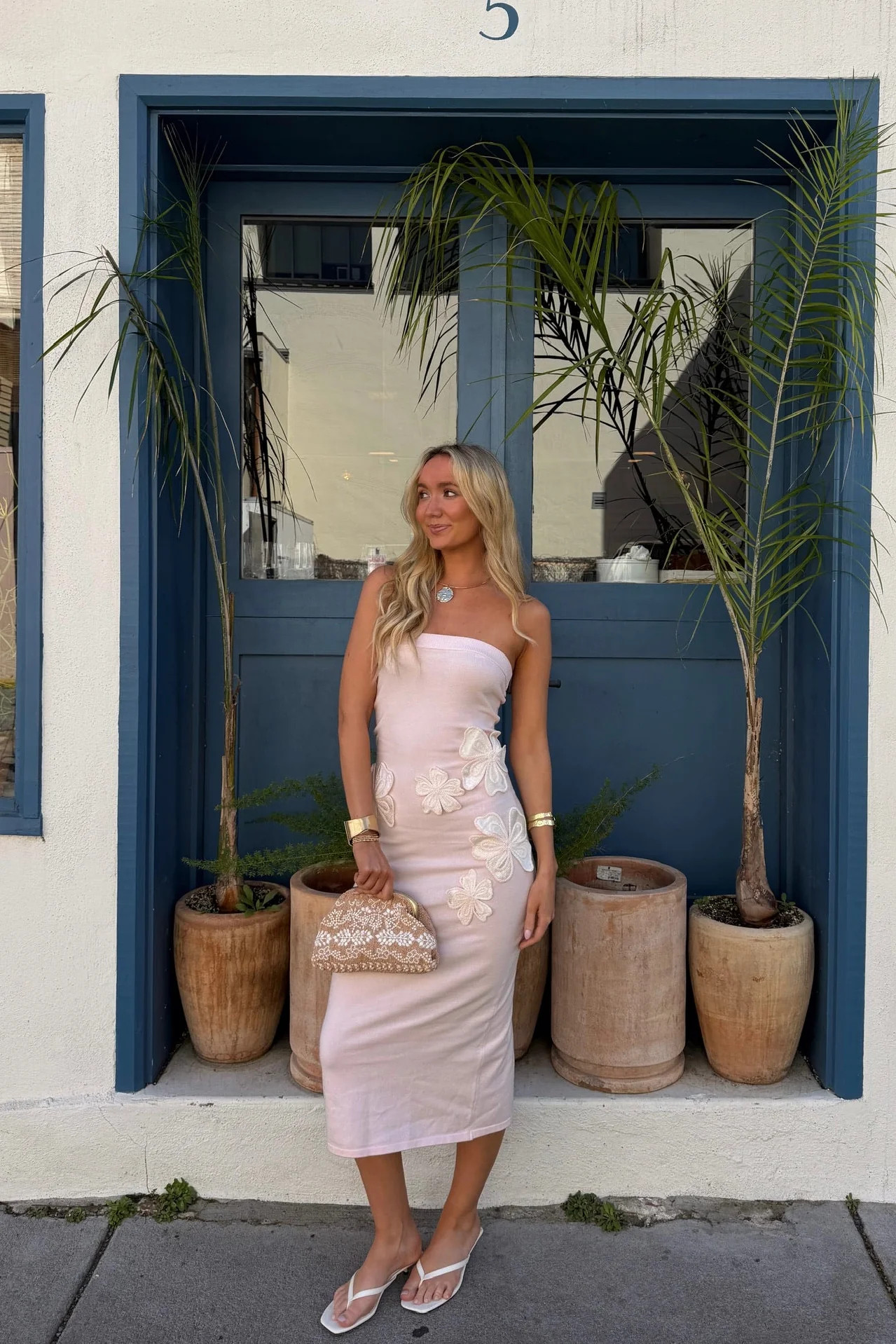 Pale Bloom Dress | Vestique