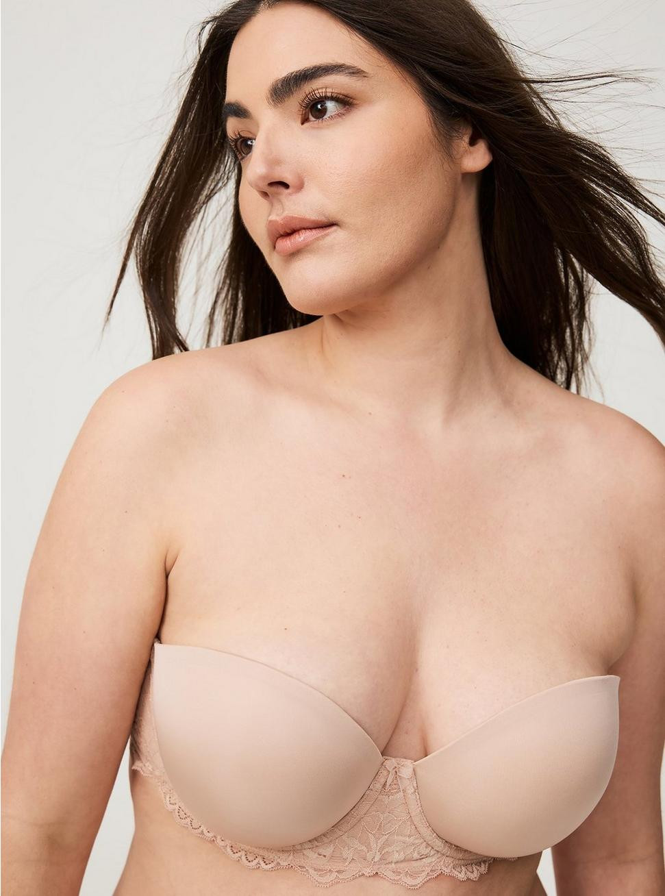 Strapless Lightly Lined Smooth Straight Back Bra | Torrid (US & Canada)
