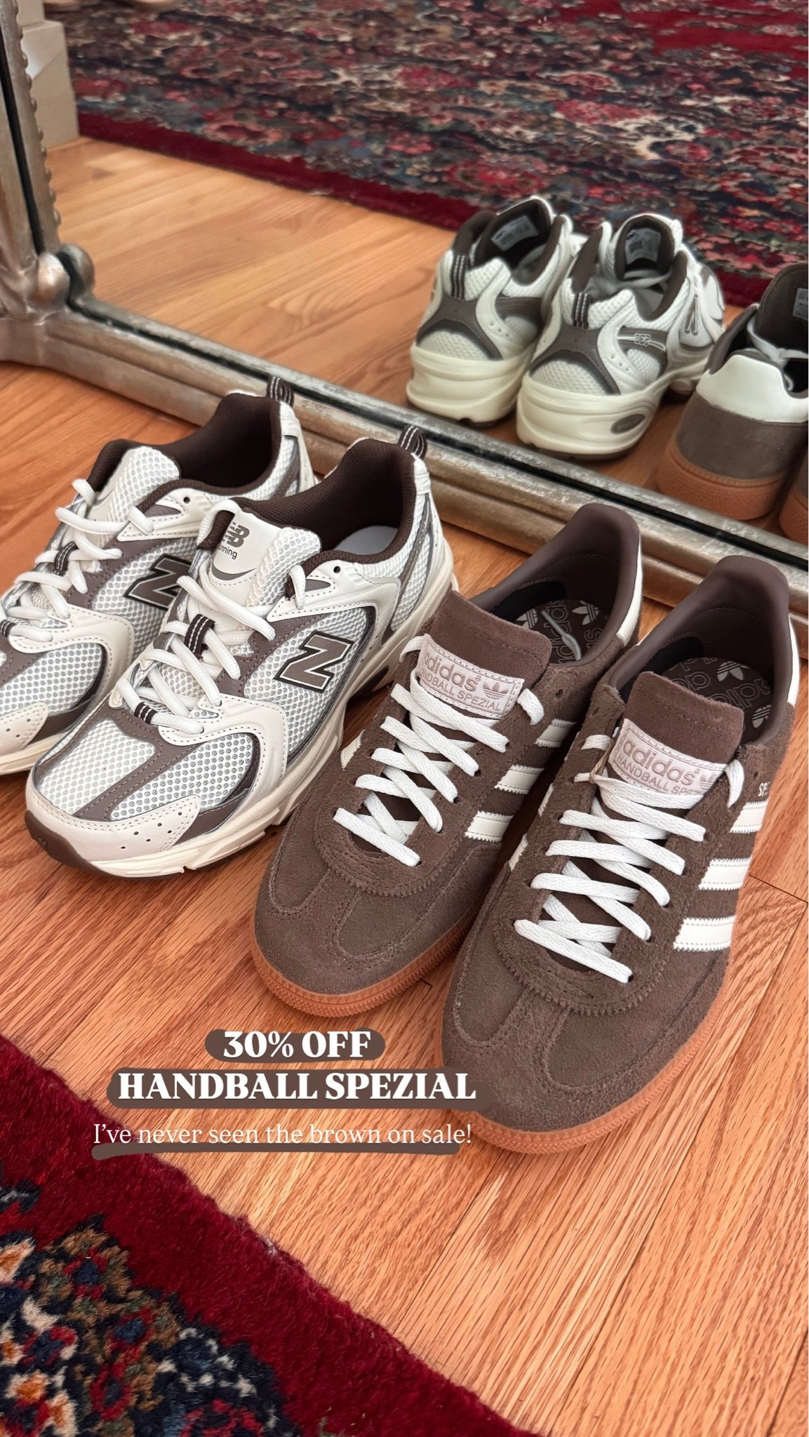 Brown sneakers, Spezial runs tts

#LTKootd #LTKSaleAlert