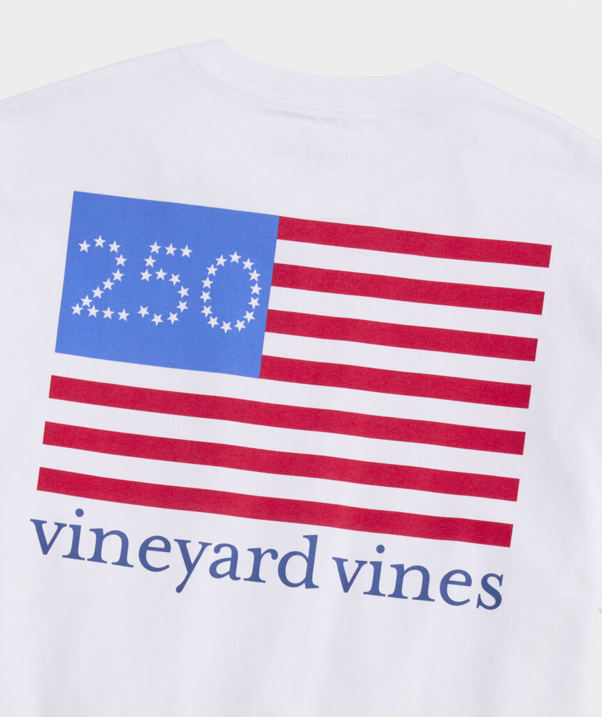 Whale USA Flag Short-Sleeve Pocket Tee | vineyard vines