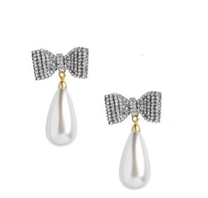 Rhinestone Bow Drops | Neely Phelan