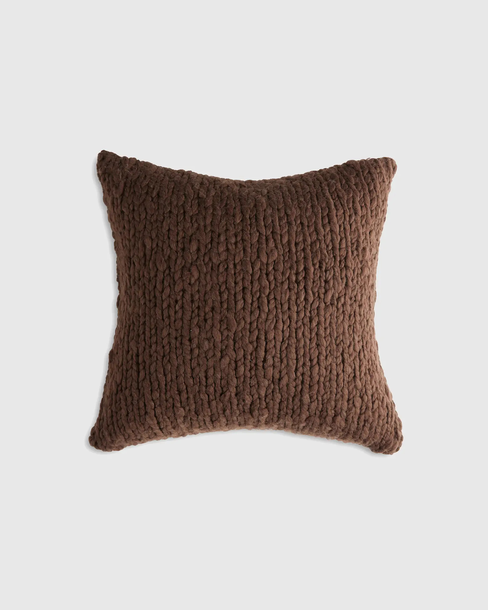 Chunky Hand Knit Wool Pillow Cover | Quince