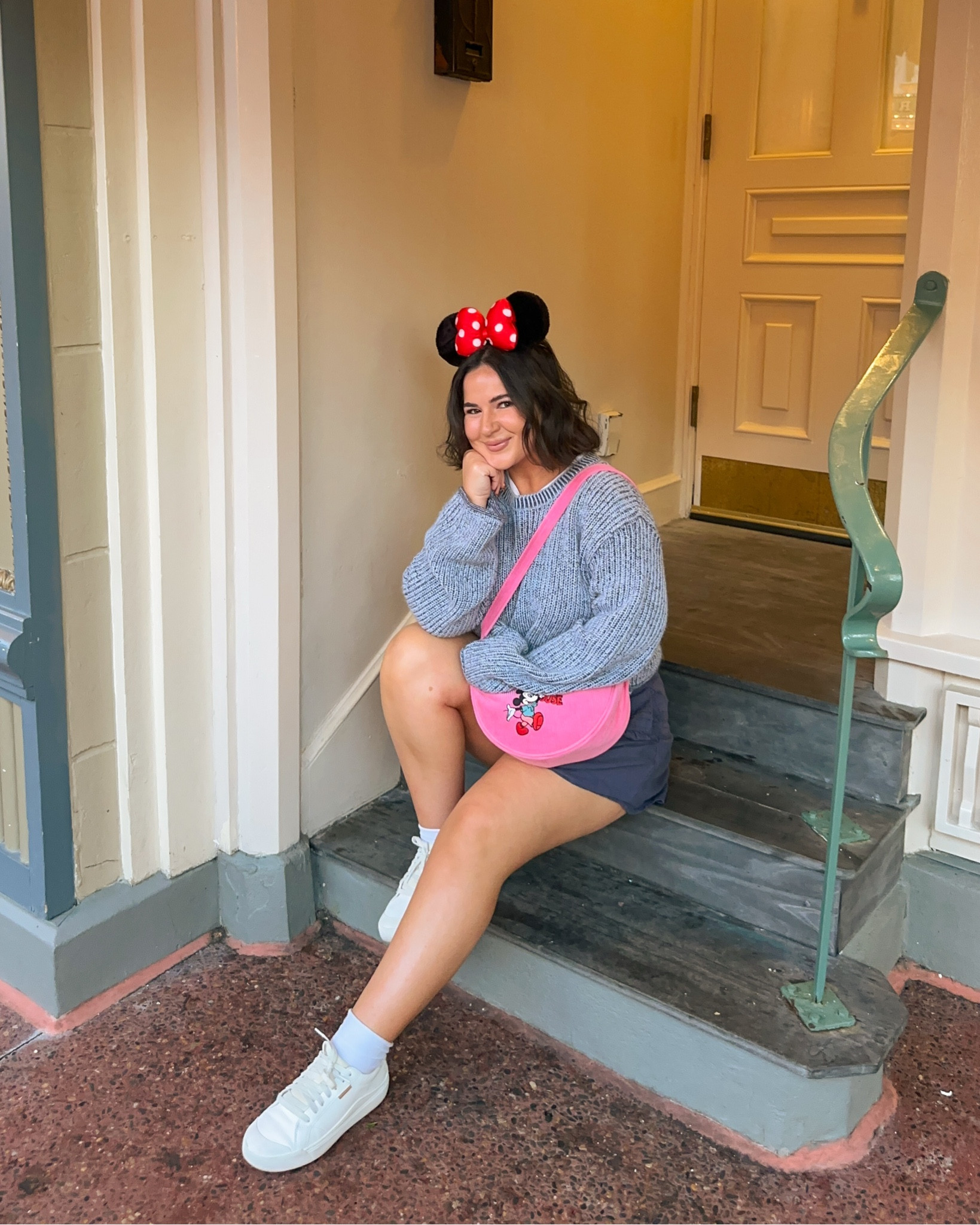 the coziest Disney ootn 🌙 wearing a M in the skirt! Bought the bag secondhand but there's a similar one available on SHEIN. // Disney outfit, fall outfit, theme park outfit 

#LTKFindsUnder50 #LTKTravel