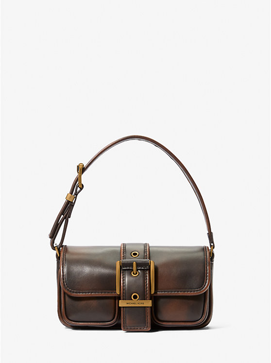 Colby Extra-Small Burnished Leather Shoulder Bag | Michael Kors US
