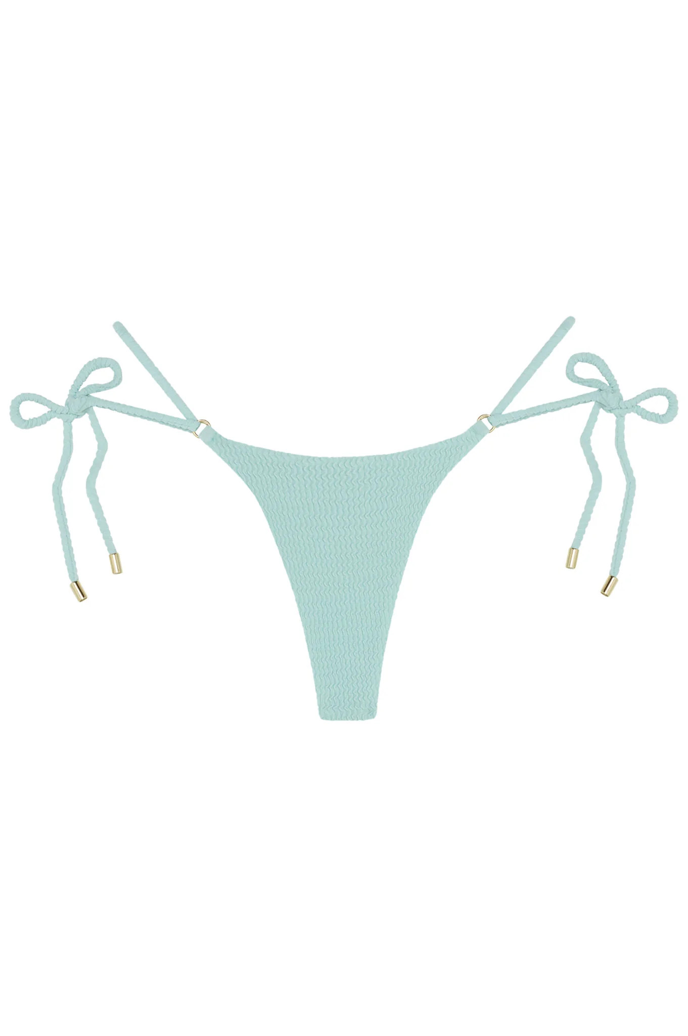 Hanalei Bottom - Light Slate Crinkle | Monday Swimwear