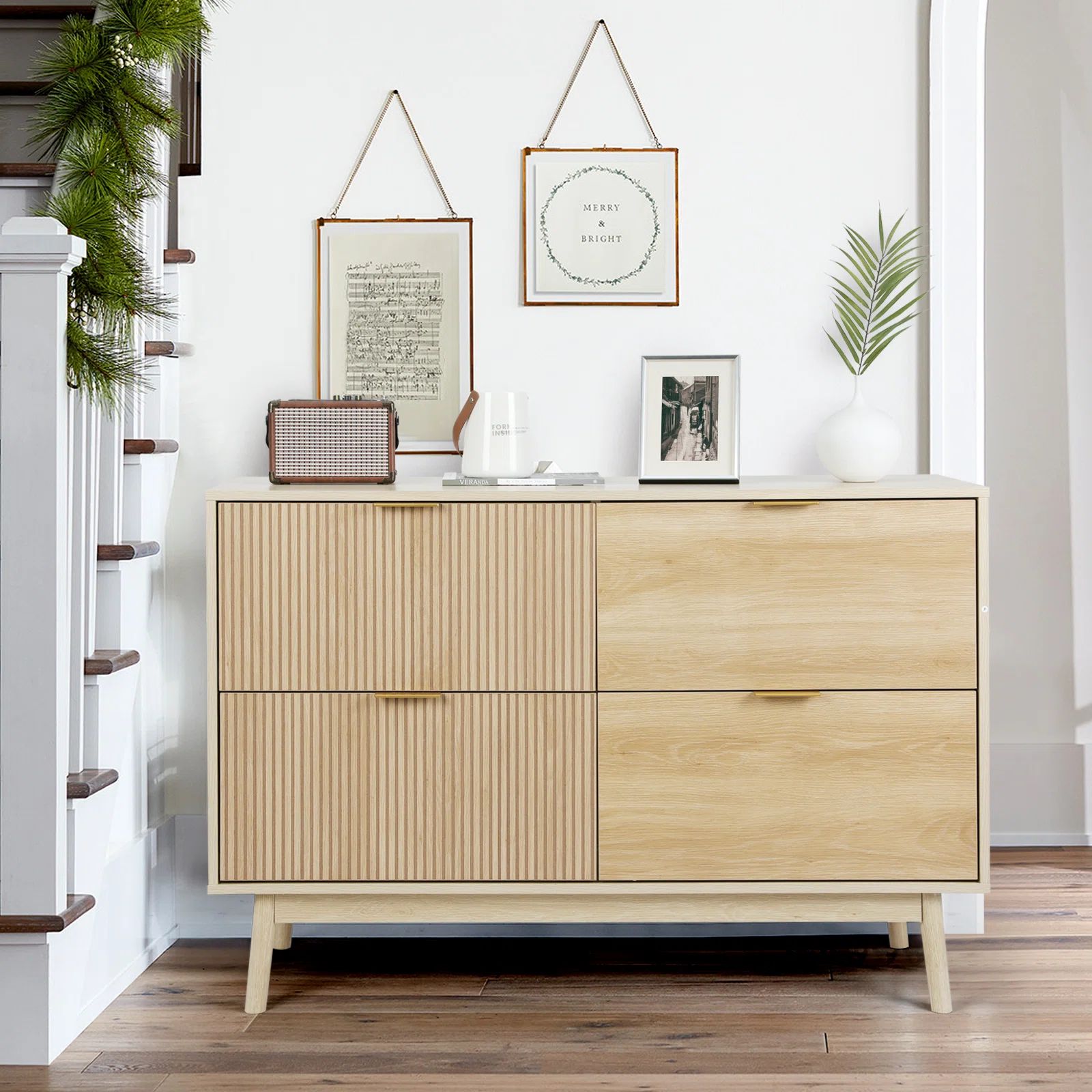 George Oliver Jermel Unfinished 4 - Drawer Dresser & Reviews | Wayfair | Wayfair North America