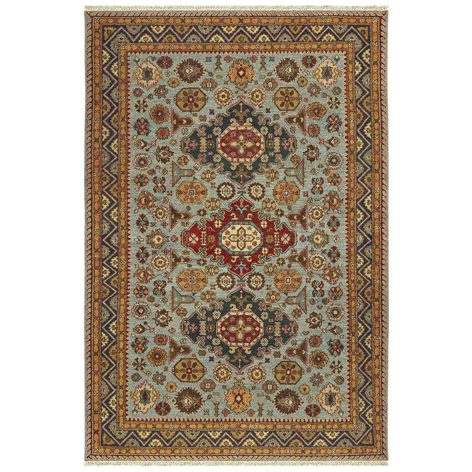 Angora Oriental Rug, Blue, 8X10FT OVL | Kohl's