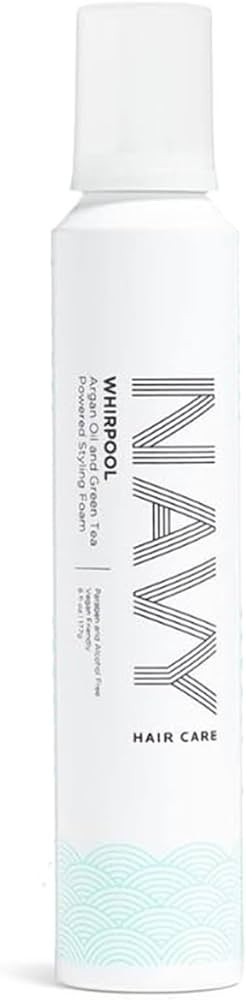 NAVY Hair Care Whirlpool Styling Foam for Curly Hair | Made with Argan Oil and Green Tea for Friz... | Amazon (US)