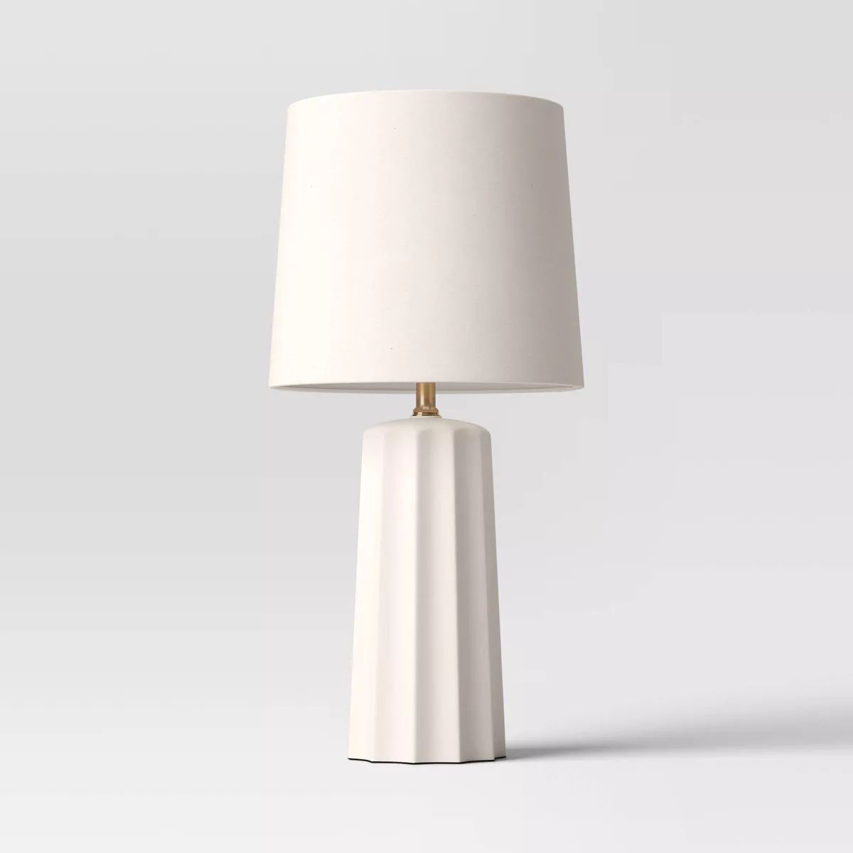 Ribbed Ceramic Table Lamp Cream - Threshold™ | Target