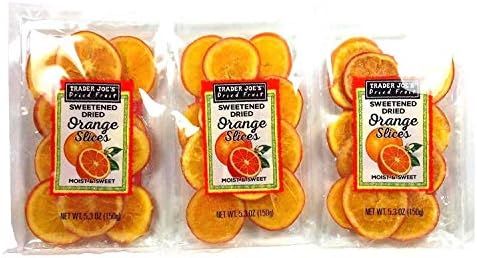 Trader Joe's Sweetened Dried Orange Slices 5.3 Oz, (Pack of 3) | Amazon (US)