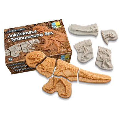 Yellow Door Dig and Discover - Ankylosaurus & Tyrannosaurus Rex | Target