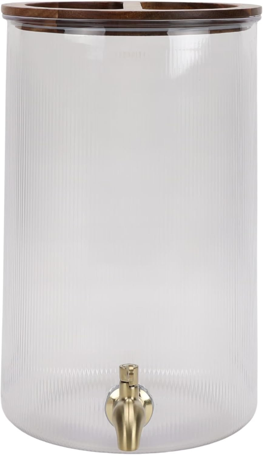 2-Gallon Countertop Beverage Dispenser with Clear Acrylic and Acacia Wood Lid | Amazon (US)