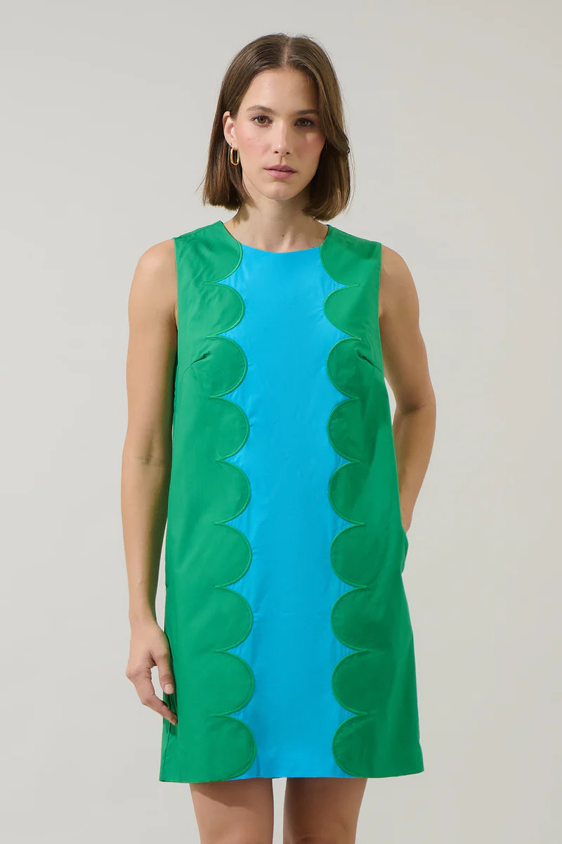 Elliana Color Block Mini Dress | Sugarlips