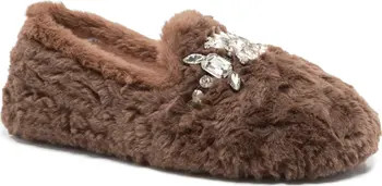 Free People Slumber Party Faux Fur Loafer Slipper (Women) | Nordstrom | Nordstrom