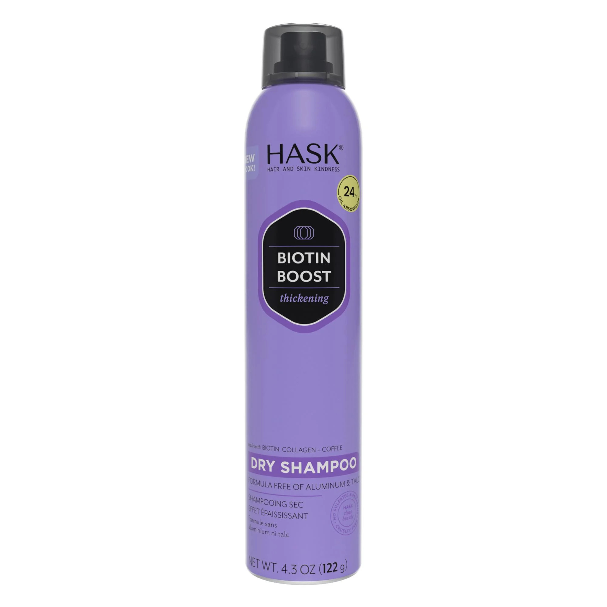 Hask Biotin Boost Thickening Volumizing Dry Shampoo with Collagen, 4.3 oz | Walmart (US)