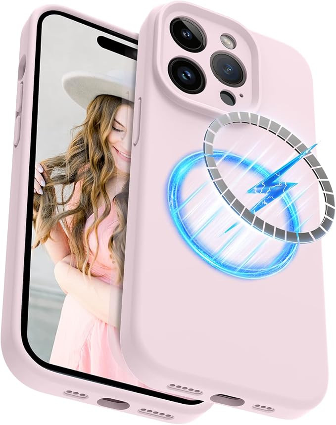 OTOFLY Magnetic Designed for iPhone 14 Pro Max Case, [Compatible with MagSafe] Silicone Shockproof S | Amazon (US)