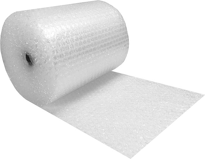 Amazon Basics Perforated Bubble Cushioning Wrap - Medium 5/16", 24-Inch x 100-Foot Long Roll, Cle... | Amazon (US)